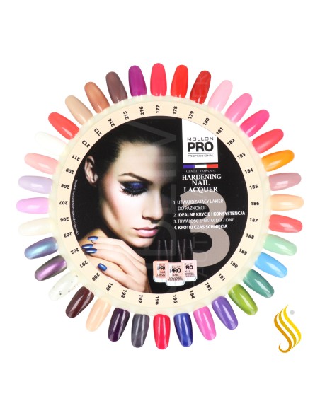 Mollon Pro Color Palette Hardening Nail Lacquer