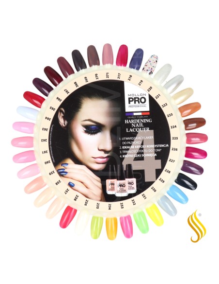 Mollon Pro Color Palette Hardening Nail Lacquer