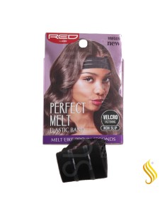 Red Kiss Lace Melt Band 1 1/8 » Velcro en silicone pour extensions