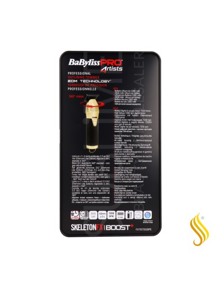 Babyliss Pro 4Artist Boost Skeleton Fx Gold Cutting Machine