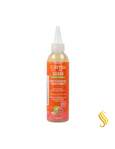 Cantu Traitement pré-nettoyant exfoliant pour cuir chevelu à la goyave et au gingembre 180 ml