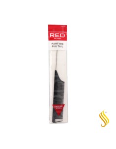 Red Kiss Parting Pin Tail Comb Peine
