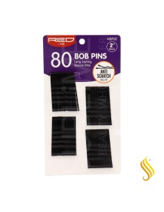 Red Kiss Bob PinS 2" 80 Piezas Color Black Pasador