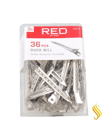 Red Kiss Duck Bills 3 1/2" 36 Piezas Clips