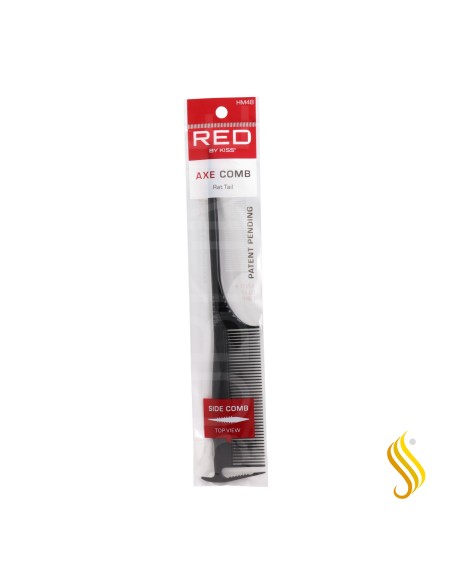 Red Kiss Axe Rat Tail Comb Peine