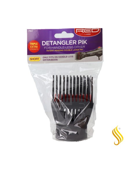Red Kiss Detangler Short Pik For BD09 Peine Secador