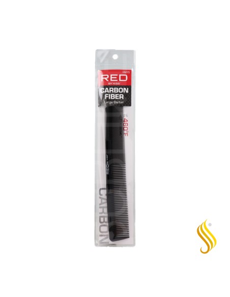 Red Kiss Carbon Large Barber Comb