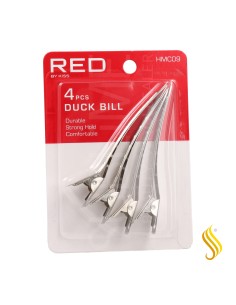 Red Kiss Duck Bill 4 Piezas Clips