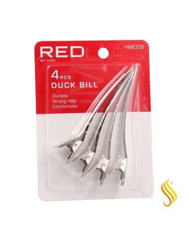 Red Kiss Duck Bill 4 Piezas Clips
