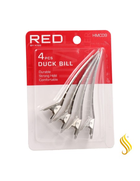 Red Kiss Duck Bill 4 Piezas Clips