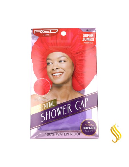 Red Kiss Essential Shower Cap Super Jumbo Assorted Pink Purple Red Capa De Cabello