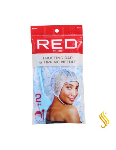 Red Kiss Frosting Tpping Cap Needle Kit Para Decoloración