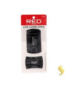 Red Kiss Lice Comb 2 Piezas Peineta