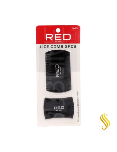 Red Kiss Lice Comb 2 Piezas Peineta