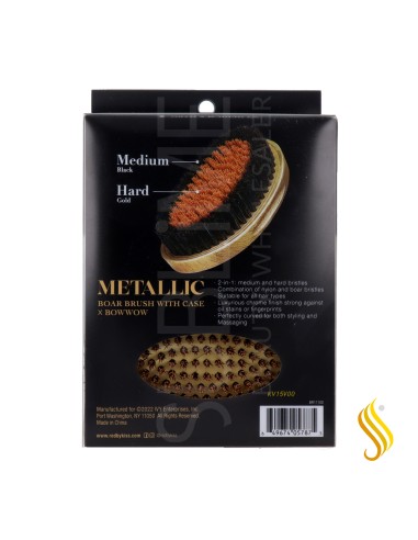Red Kiss Pocket Mixed Boar Brush Gold Cepillo