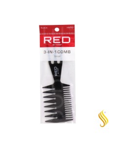 Red Kiss Small Comb 3 In 1 Peine