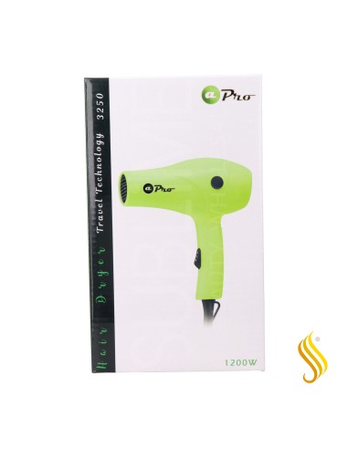 Albi Pro Secador Travel Mini with Diffuser Green 1200W