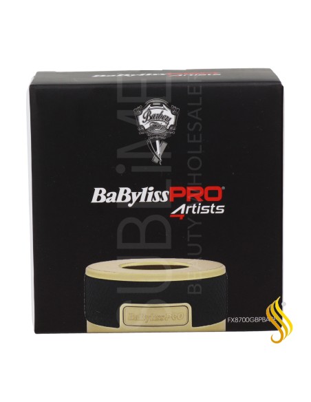 Base de chargement Babyliss Pro 4Artist, tondeuse dorée