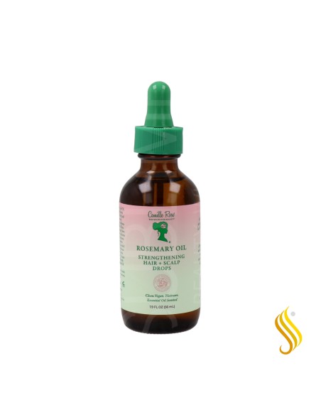 Camille Rose Huile de Romarin Renforcement des Cheveux Cuir Chevelu Gouttes 56 ml