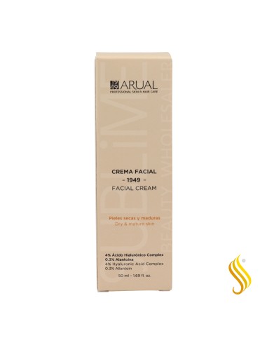 Arual Crème Visage pour Peaux Sèches et Matures 50 ml