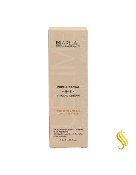 Arual Crème Visage pour Peaux Sèches et Matures 50 ml