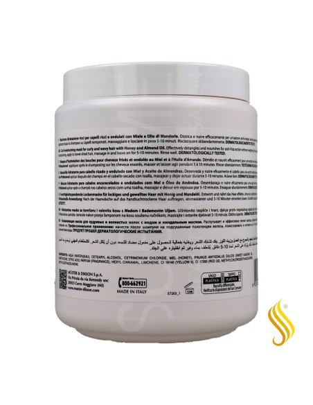 Dikson Promaster Honey Miele Máscara de controle de cachos 1000 ml