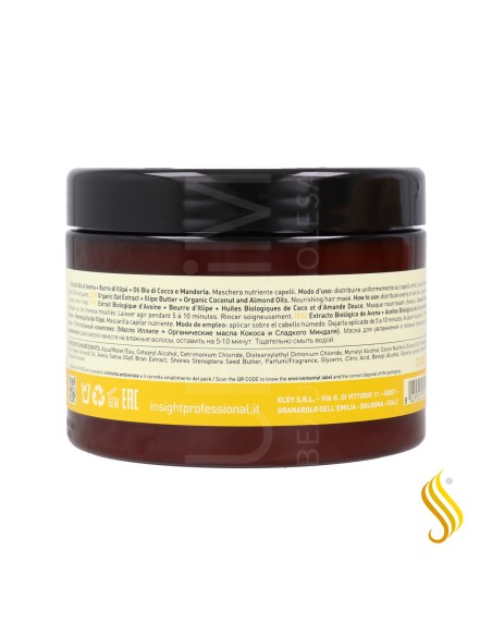Máscara Nutritiva para Cabelos Secos Insight 500 ml