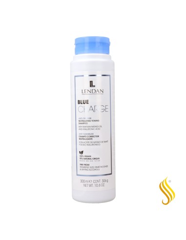 Lendan Blue Charge Shampooing Anti Jaune 300 ml