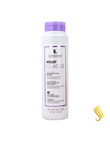 Lendan Violet Charge Shampooing Anti-Jaune 300 ml
