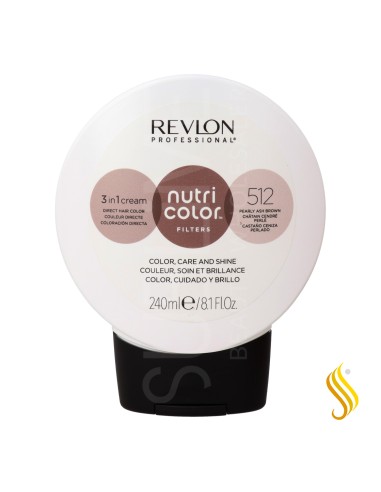Revlon Nutri Color Filters 512/Castaño Ceniza Perlado 240 ml
