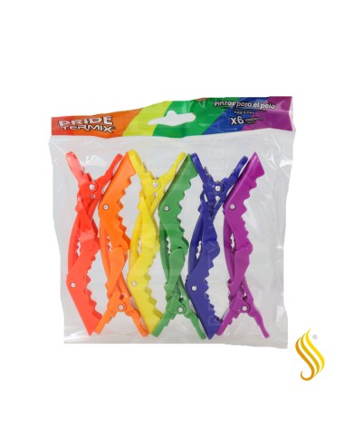 Termix Pack 6 Professional Pride Colored Tweezers