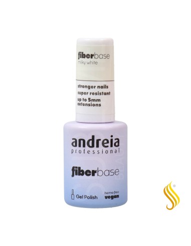 Andreia Gel Polish Fiber Base Color Milky White 10.5 ml
