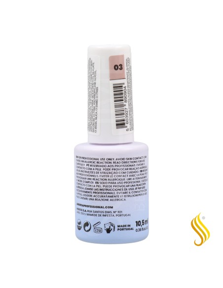 Andreia Gel Polonês Fibra Base Cor Cobertura Nude 10,5 ml