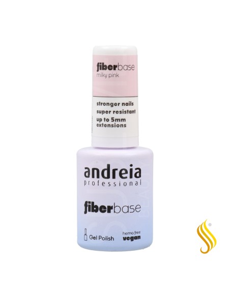 Andreia Gel Polish Fiber Base Color Milky Pink 10.5 ml