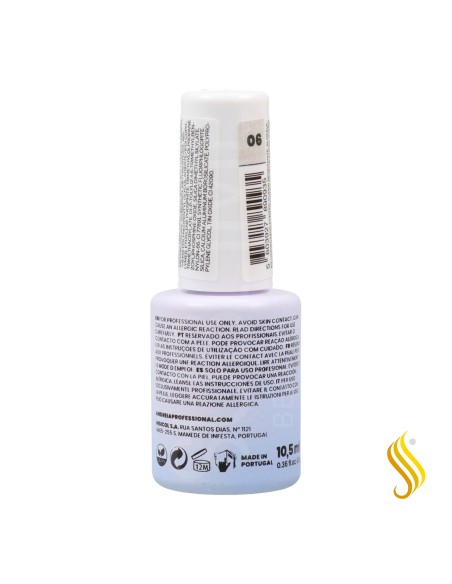Andreia Gel Polish Fiber Base Color Glitter Soft White 10.5 ml