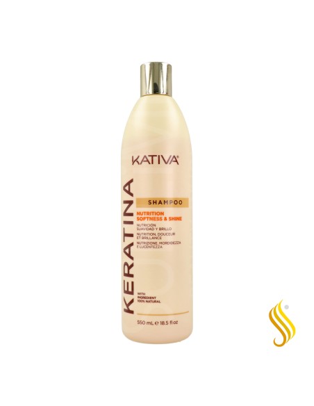 Kativa Shampoo Nutritivo Queratina 550 ml