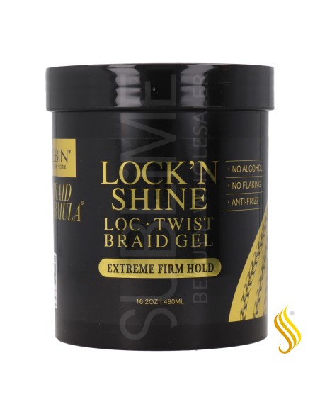 Ebin New York Braid Formula Lock'n Shine Gel 480 ml