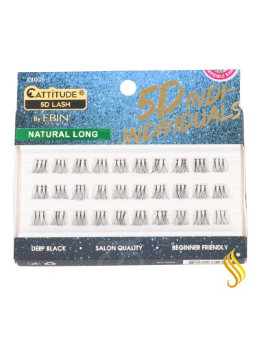 Ebin New York Cattitude 5D Indi Individuals Cils Naturels Longs 003