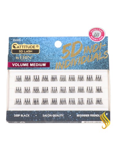 Ebin New York Cattitude 5D Indi Individuals Volume de cils moyen 005