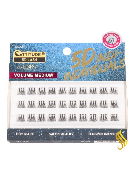Ebin New York Cattitude 5D Indi Individuals Volume de cils moyen 005