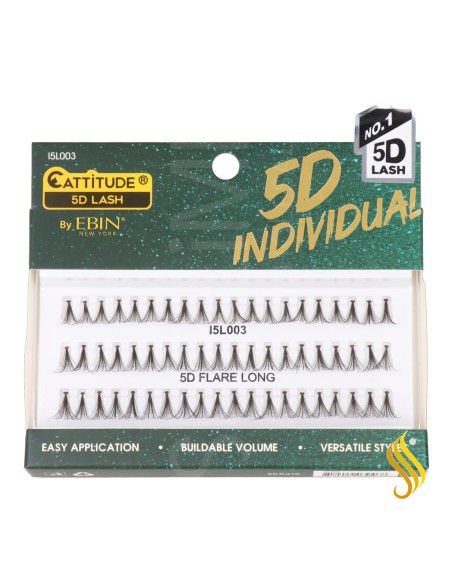 Cils individuels Ebin New York Cattitude 5D 003