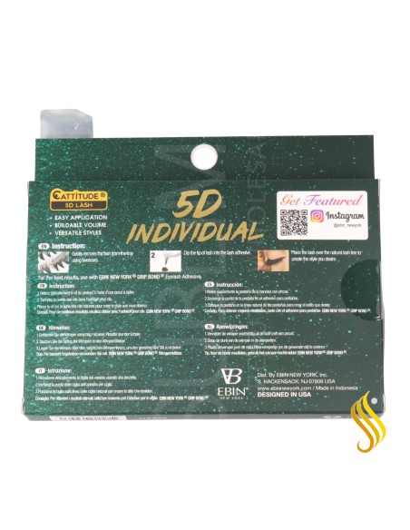 Cils individuels Ebin New York Cattitude 5D 003