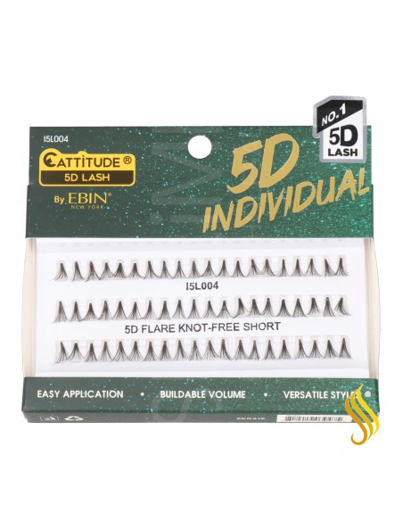Cils individuels Ebin New York Cattitude 5D 004
