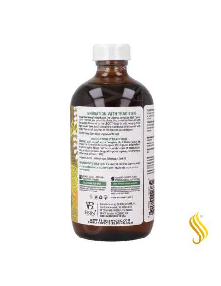 Ebin New York Jbco Trilogy Original Black Castor Oil 237 ml