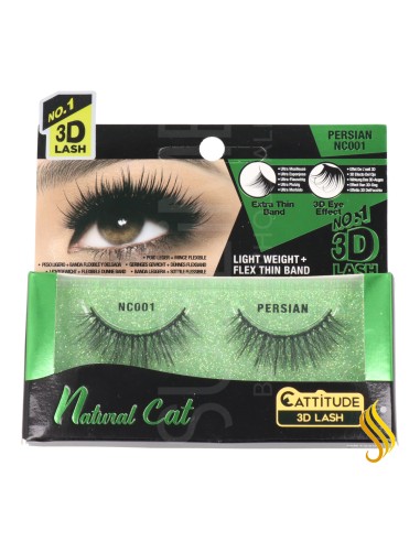 Ebin New York Cils naturels pour chat Persan