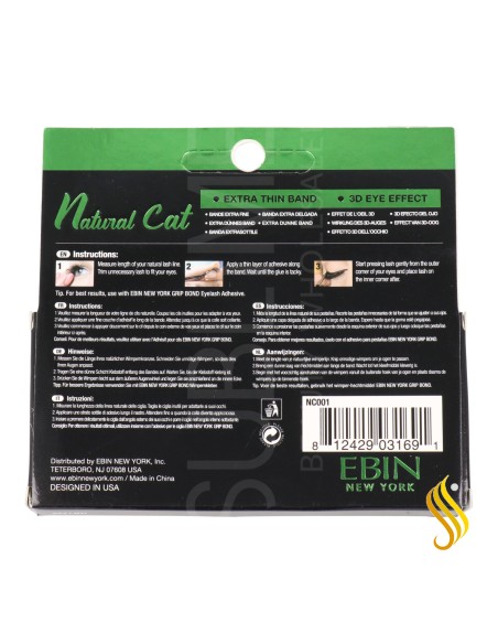 Ebin New York Cils naturels pour chat Persan