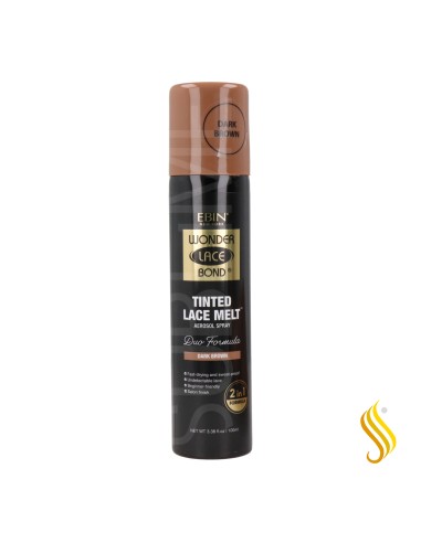 Ebin New York Tinted Lace Melt Dark Brown Aerosol Spray 100 ml