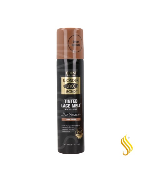 Ebin New York Tinted Lace Melt Dark Brown Aerosol Spray 100 ml