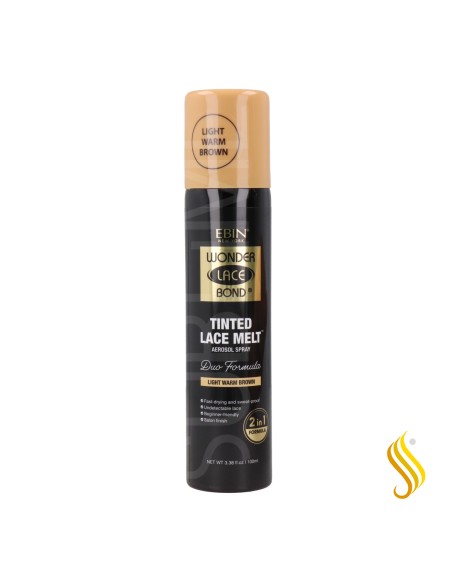 Ebin New York Tinted Lace Melt Light Warm Brown Aerosol Spray 100 ml