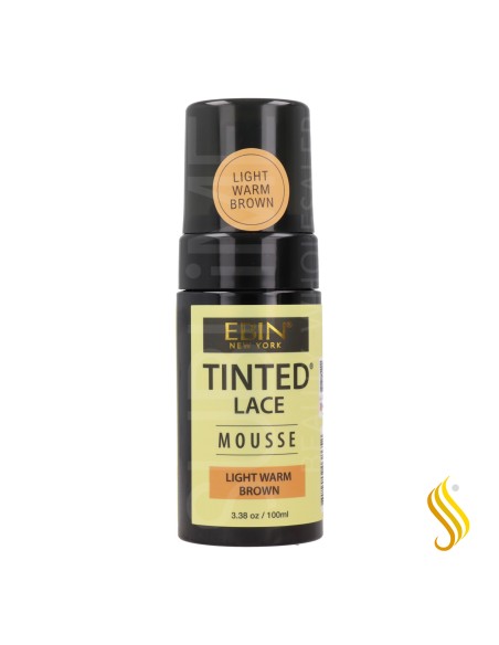 Ebin New York Tinted Lace Wig Knots Light Warm Brown Mousse 100 ml